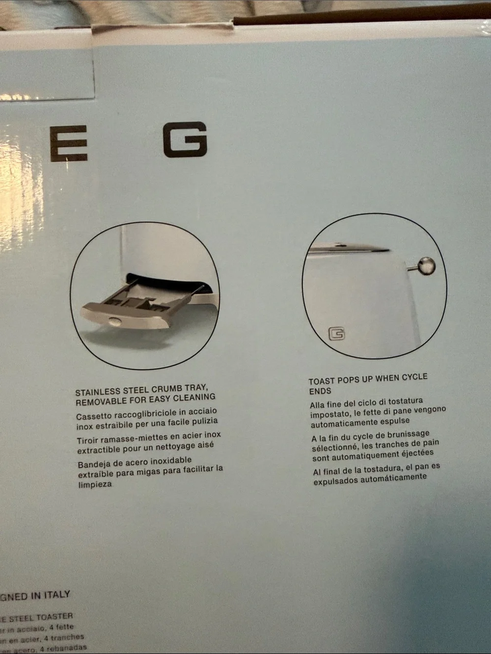 SMEG Red 2-Slice Toaster - Retro Style Kitchen Appliance